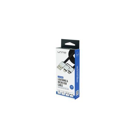 CABLE LIGHTNING – MICRO USB – USB UNNO TEKNO