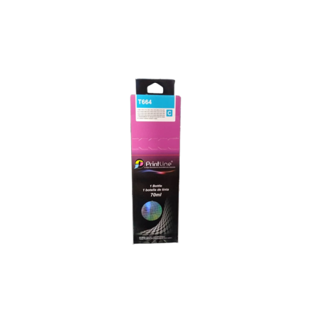 TINTA PRINTLINE 664 CYAN 70ML