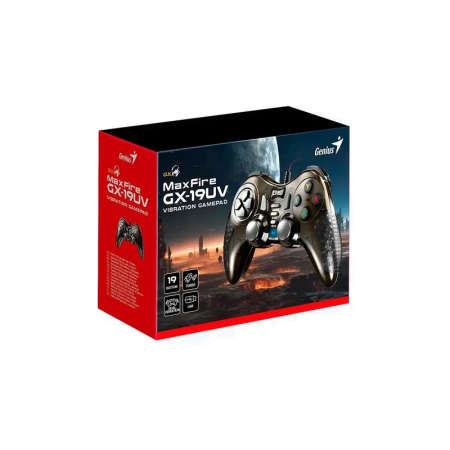 CONTROL GAMEPAD GENIUS RS2 MAXFIRE GX-19UV NEGRO