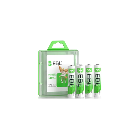 PILAS AAA EBL RECARGABLE 1100MAH X4