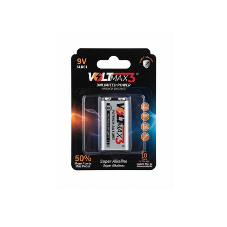 PILA 9V VOLTMAX3 SUPER ALCALINA