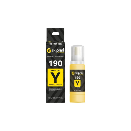 TINTA MAXIPRINT G190 AMARILLO 70ML