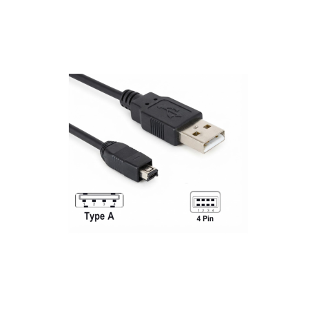 CABLE USB A MINI DE 4 PINES